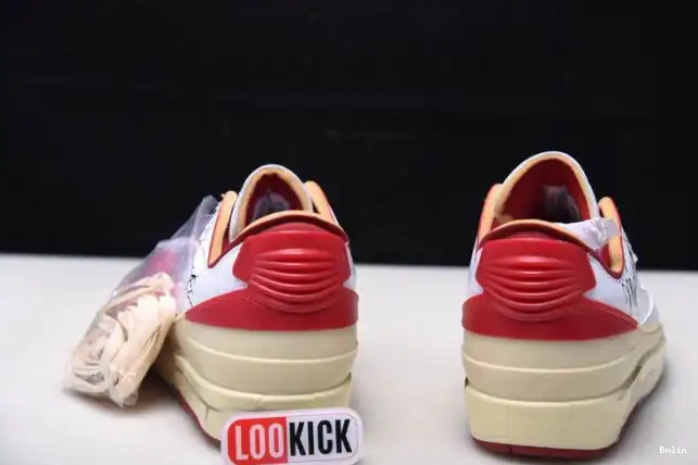 Boostmaster lin White Low Jordan Retro Off-White 2 SP DJ4375-106 Red 0507